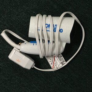 Conair 1600 Dual Voltage Hair Dryer – Compact, Travel-Ready, White